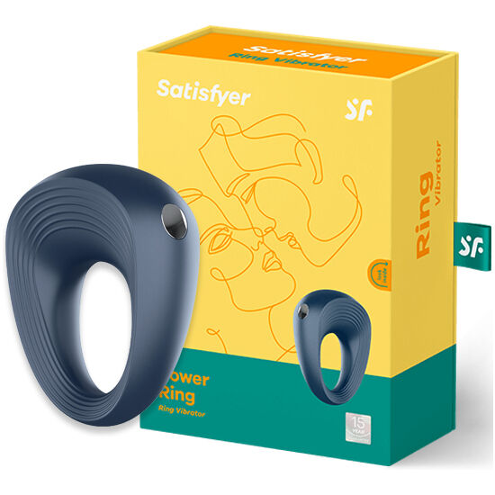 Satisfyer Ring-Anello Vibratore 2-Silicone, 10 velocità, Ricaricabile · Anelli & Guaine per pene (immagine 3)