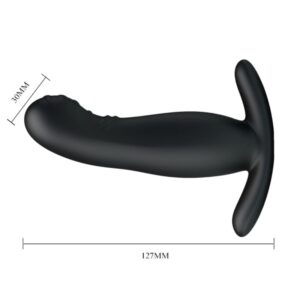 Mr Play-Stimolante Prostatico Ricaricabile Nero-Silicone, 3 velocità 13 Mr Play-Stimolante Prostatico Ricaricabile Nero-Silicone, 3 velocità · Giocattoli anali (imaginea 4)