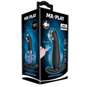 Mr Play-Stimolante Prostatico Ricaricabile Nero-Silicone, 3 velocità 18 Mr Play-Stimolante Prostatico Ricaricabile Nero-Silicone, 3 velocità · Giocattoli anali (imaginea 9)