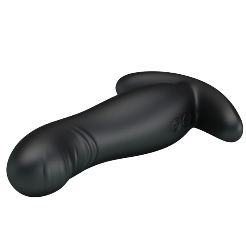 Mr Play-Stimolante Prostatico Ricaricabile Nero-Silicone, 3 velocità 6 Mr Play-Stimolante Prostatico Ricaricabile Nero-Silicone, 3 velocità · Giocattoli anali (imaginea 6)