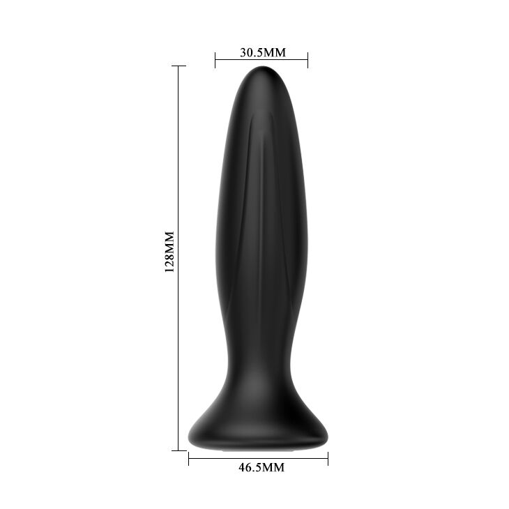 Mr Play-Plug anale Vibratore ricaricabile Nero-Silicone, 12 velocità 3 Mr Play-Plug anale Vibratore ricaricabile Nero-Silicone, 12 velocità · Giocattoli anali (imaginea 3)