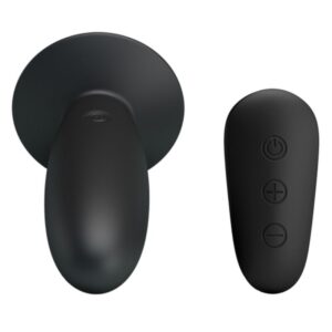 Mr Play-Plug anale Vibratore con telecomando Nero 12 velocità · Giocattoli anali (immagine 5)