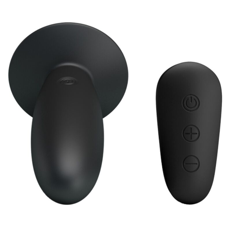 Mr Play-Plug anale Vibratore con telecomando Nero 12 velocità · Giocattoli anali (immagine 5)