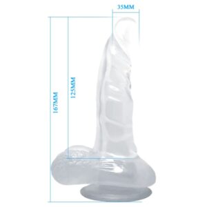 Baile Dildos-Dildo realistico con Ventosa e testicoli 16.7 cm · Dildo & Stimolatori (immagine 6)