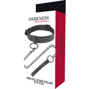 Darkness Bondage-Collana Nero con Catena-Metal · Bondage & Manette (immagine 4)