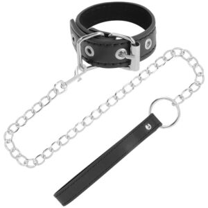 Darkness Bondage-Anello per il pene con cinturino in pelle ecologico 12 Darkness Bondage-Anello per il pene con cinturino in pelle ecologico · Accessori BDSM (immagine 6)