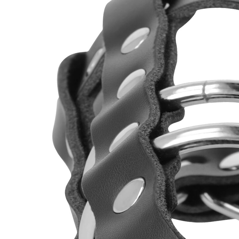 Darkness Bondage-Gabbia di castità in pelle vegana con lucchetto 2 Darkness Bondage-Gabbia di castità in pelle vegana con lucchetto · Accessori BDSM (imaginea 2)