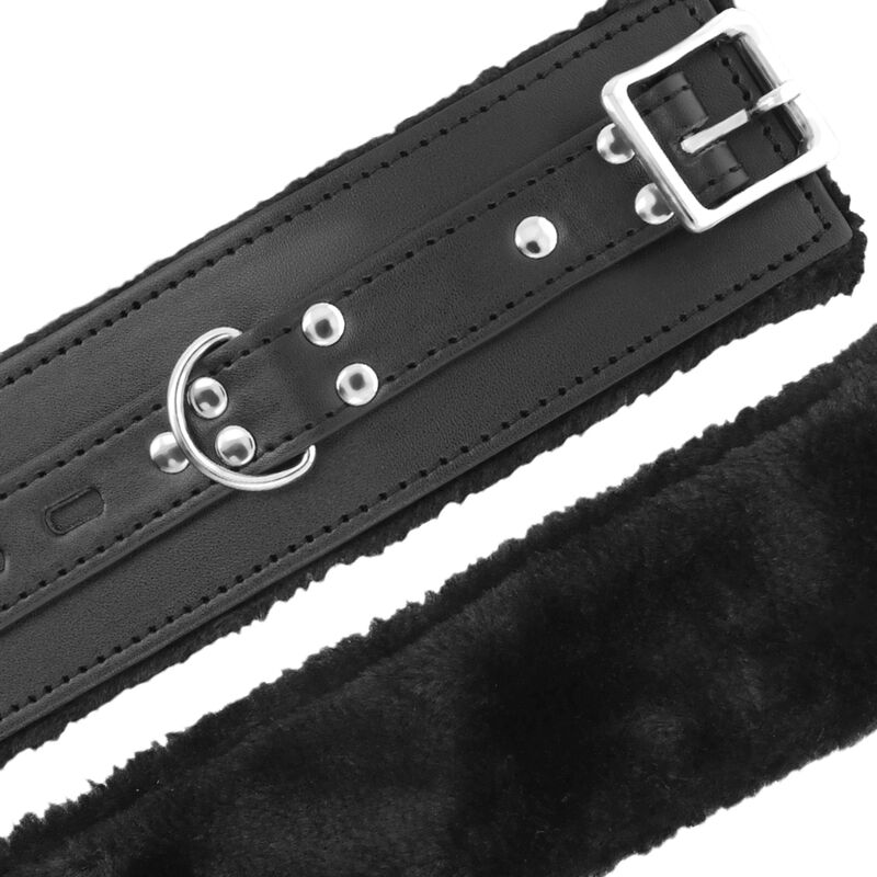 Darkness Bondage-Manette Bdsm imbottite con pelliccia Nera-PVC 3 Darkness Bondage-Manette Bdsm imbottite con pelliccia Nera-PVC · Bondage & Manette (immagine 3)