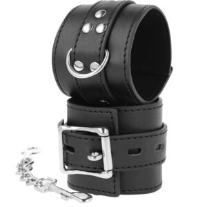 Darkness Bondage-Manette in pelle ecologica nera · Bondage & Manette (imaginea 5)