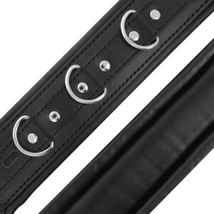 Darkness Bondage-Manette imbottite Bdsm, Pu e Metallo · Accessori BDSM (immagine 3)