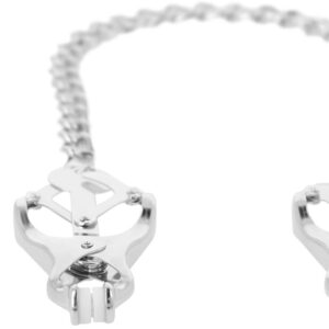 Darkness Bondage-Morsetti metallici per capezzoli a catena · Accessori BDSM (immagine 5)