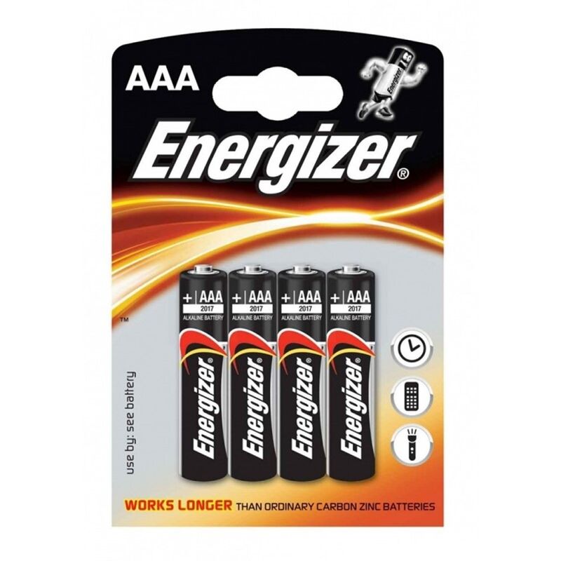 Energizer-Batterie alcaline Aaa LR03 *4