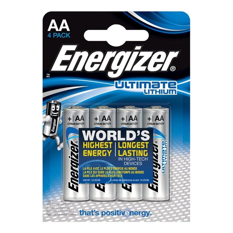 Energizer-Ultimate Litio Aa L91 LR6 1,5V *4