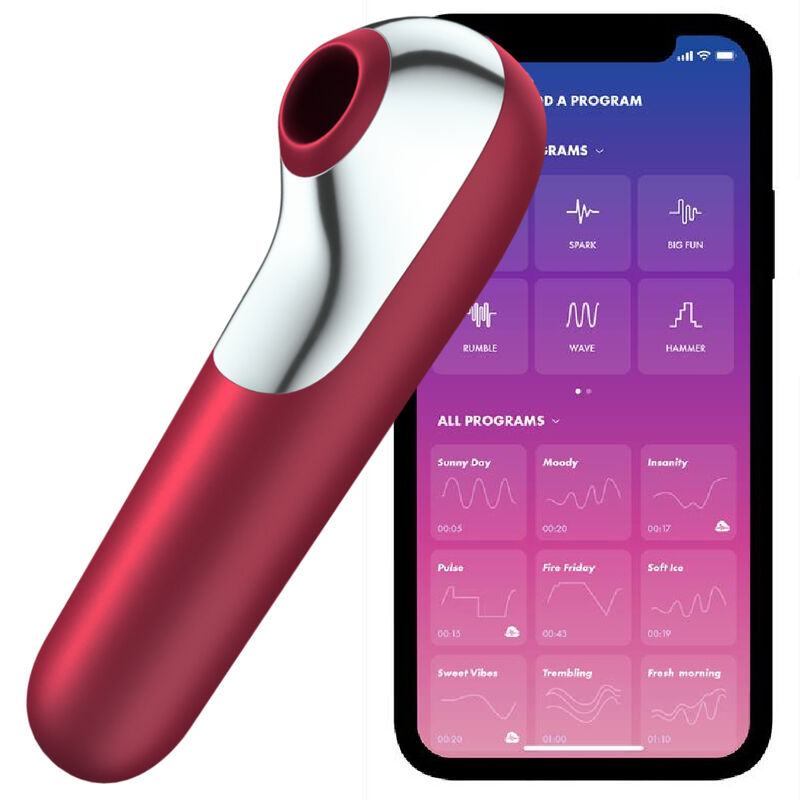 Satisfyer Connect-Dual Love Vibratore e Stimolatore con Dove 1 Satisfyer Connect-Dual Love Vibratore e Stimolatore con Dove · Giocattoli per coppie