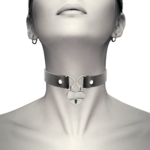 Coquette Accessories-Collana in Pelle Vegana con Accessorio Cuore — COQUETTE CHIC DESIRE · Bondage & Manette (imaginea 6)