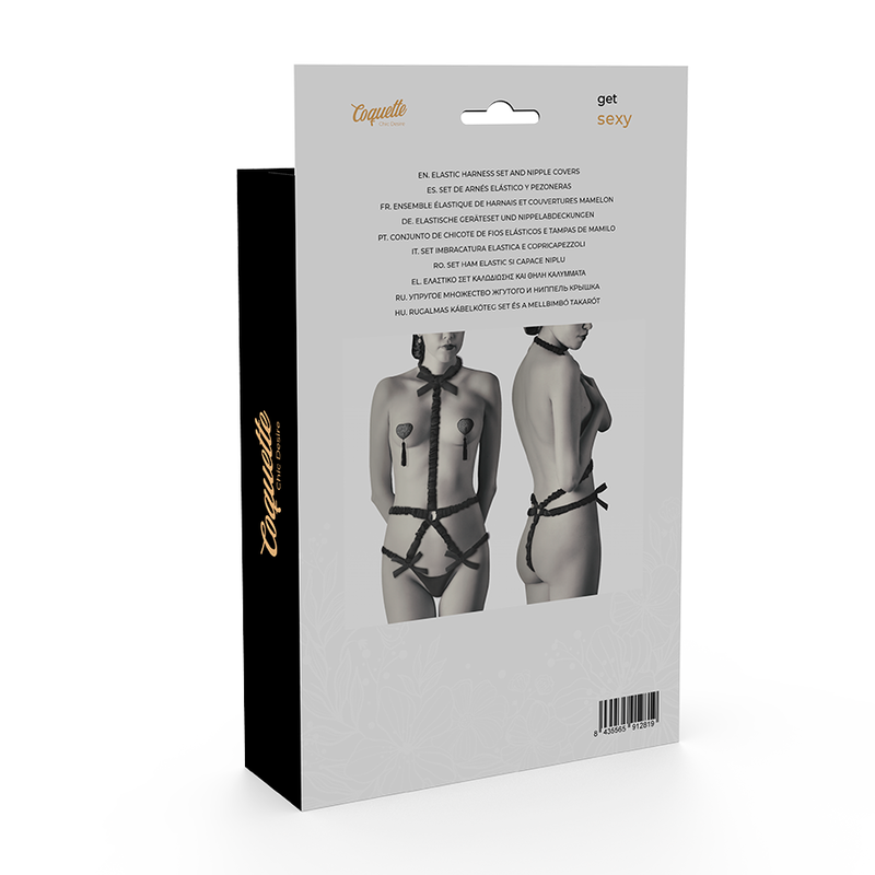 Coquette Accessories-Set Imbracatura Elastico e Copertura — COQUETTE CHIC DESIRE · Accessori lingerie (immagine 2)