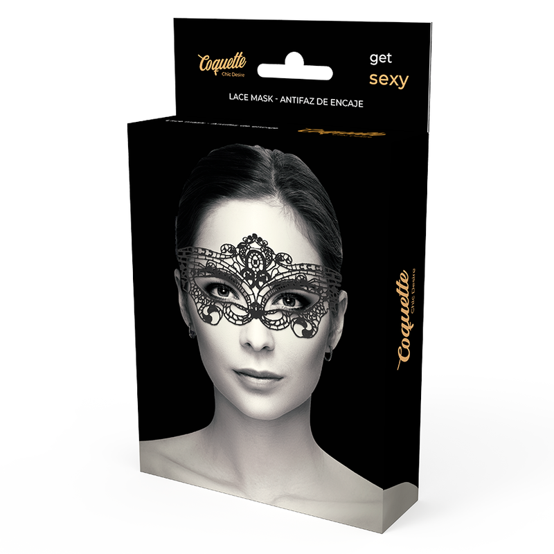 Coquette Accessories-Maschera Pizzo Nera — COQUETTE CHIC DESIRE · Accessori lingerie (immagine 5)