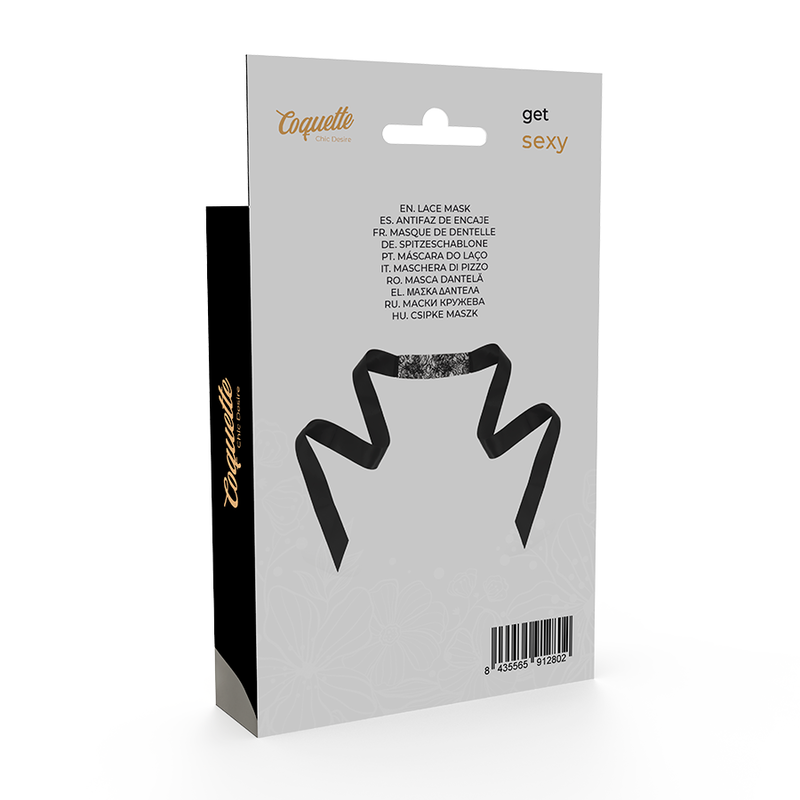 Coquette Accessories-Maschera Pizzo Nera — COQUETTE CHIC DESIRE · Accessori lingerie (immagine 2)