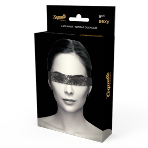 Coquette Accessories-Maschera Pizzo Nera — COQUETTE CHIC DESIRE · Accessori lingerie (immagine 3)