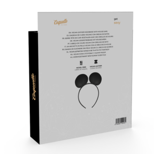 Coquette Accessories-Bandiera con Orecchie di Topo-Pelle Ecologica — COQUETTE CHIC DESIRE · Accessori lingerie (imaginea 3)