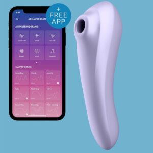 Satisfyer Connect-Dual Pleasure Air Pulse Vibratore Viola 10 Satisfyer Connect-Dual Pleasure Air Pulse Vibratore Viola · Giocattoli per coppie (imaginea 3)
