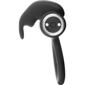 Black&silver-Anello ricaricabile Burton 10 modalità — BLACK&SILVER · Anelli & Guaine per pene (imaginea 4)