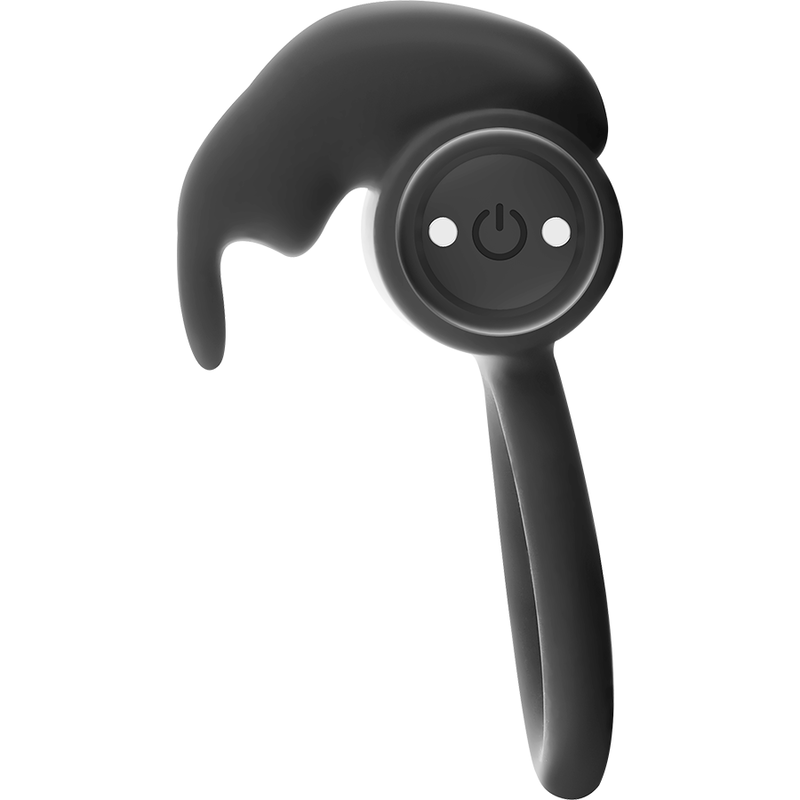 Black&silver-Burton Ring 10 modalità di vibrazione Nero-Silicone, 10 — BLACK&SILVER · Anelli & Guaine per pene (imaginea 5)
