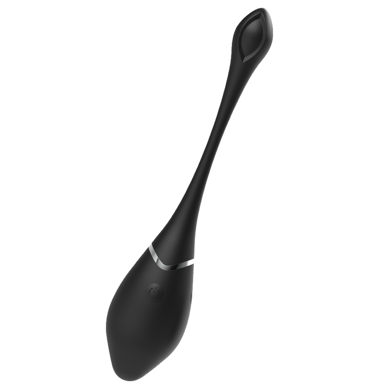 Black&silver-Jenell Uovo Vibratore Ricaricabile-Silicio, 10 velocità — BLACK&SILVER · Vibratori (imaginea 5)