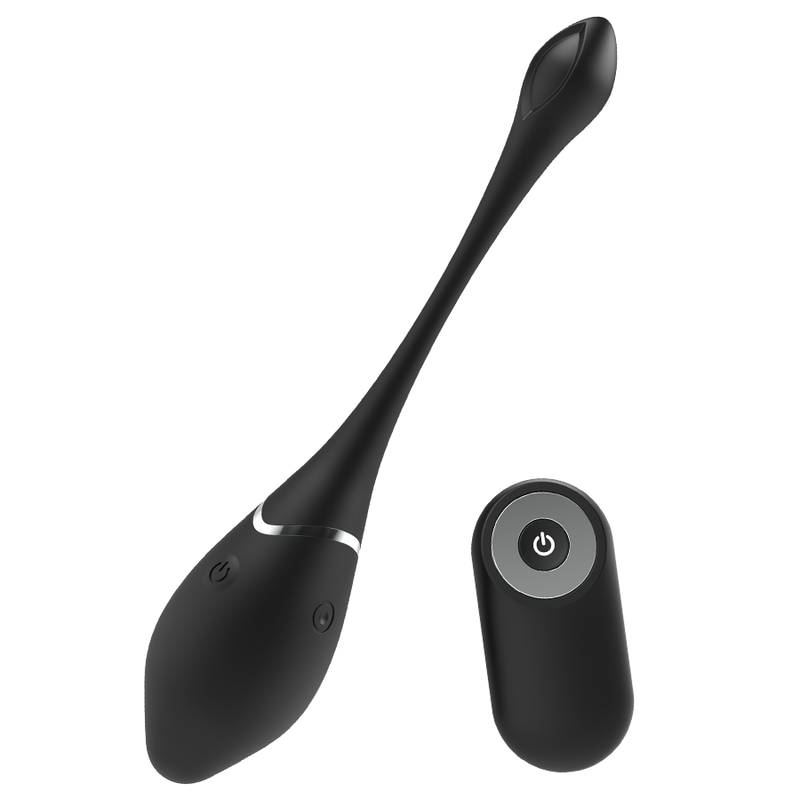 Black&silver-Jenell Uovo Vibratore Ricaricabile-Silicio, 10 velocità — BLACK&SILVER · Vibratori (imaginea 6)
