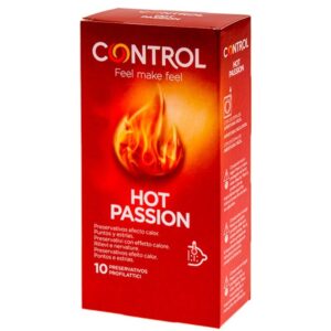 Control Condoms-Hot Passion Preservativi Effetto Riscaldatore 10