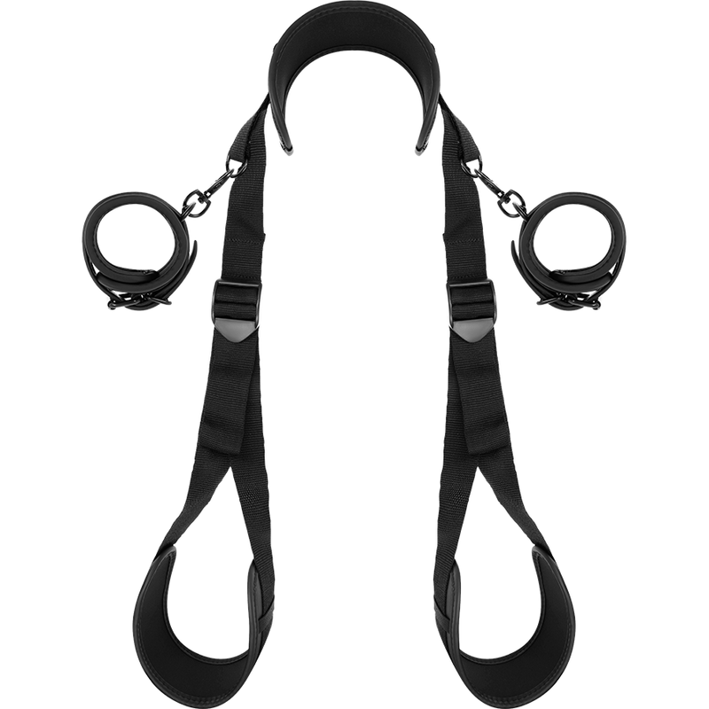 Fetish Submissive Bondage-Set Maniglie Posizione Gambe Aperte