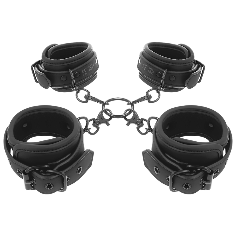 Fetish Submissive Bondage-Set di manette per mani e caviglie