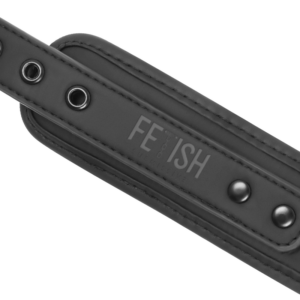 Fetish Submissive Bondage-Collana e manette in pelle vegana · Bondage & Manette (immagine 3)