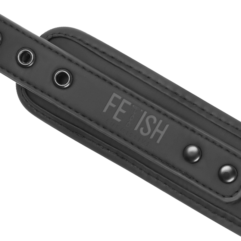 Fetish Submissive Bondage-Collana e manette in pelle vegana · Bondage & Manette (immagine 3)