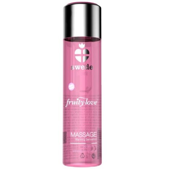 Swede-Fruity Love Massaggio Olio Effetto Riscaldante Fragole