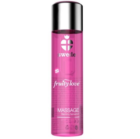 Swede-Fruity Love Massaggio Olio Effetto Riscaldatore Zucchero Rosa