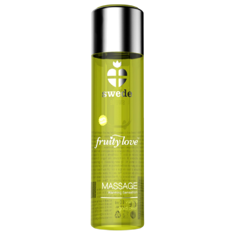 Swede-Fruity Love Massaggio Olio Effetto Riscaldatore Vaniglia e Pera-120 ml 1 Swede-Fruity Love Massaggio Olio Effetto Riscaldatore Vaniglia e Pera-120 ml · Massaggio erotico