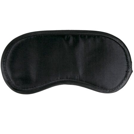 Secretplay 100% Fetish-Maschera per gli occhi imbottita Nera