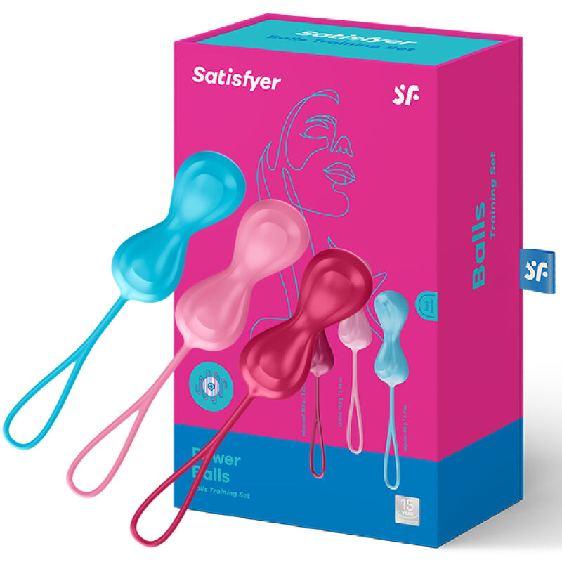 Satisfyer Balls-Loveballs Set di allenamento 1-Silicone 2 Satisfyer Balls-Loveballs Set di allenamento 1-Silicone · Giocattoli anali (imaginea 2)