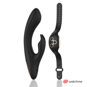 Anne's Desire-Rabbit con Telecomando Watchme Nero/Oro-Silicone — ANNE´S DESIRE · Vibratori (immagine 5)