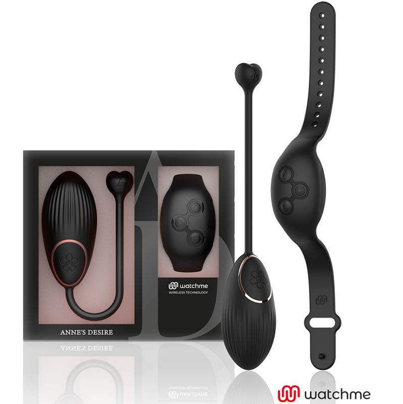 Anne's Desire-Uovo Vibratore con Telecomando Watchme, Nero-Silicone 1 Anne's Desire-Uovo Vibratore con Telecomando Watchme, Nero-Silicone — ANNE´S DESIRE · Vibratori