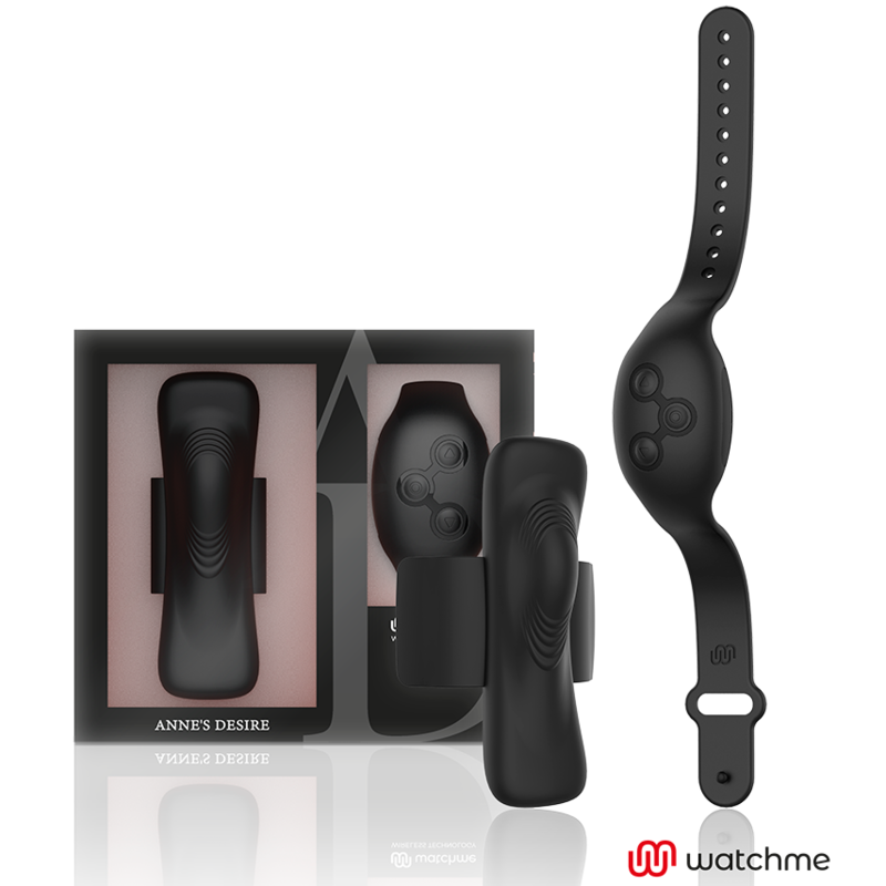 Anne's Desire-Panty Pleasure Tecnologia Watchme Nero-Silicone, 7 1 Anne's Desire-Panty Pleasure Tecnologia Watchme Nero-Silicone, 7 — ANNE´S DESIRE · Vibratori