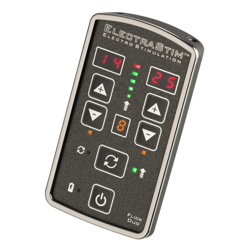 Electrastim-Flick Duo Pacchetto Stimolatore-7 velocità, Ricaricabile 4 Electrastim-Flick Duo Pacchetto Stimolatore-7 velocità, Ricaricabile · Accessori BDSM (imaginea 4)