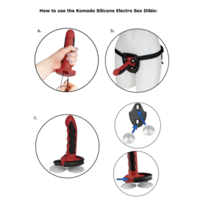 Electrastim-Silicone Fusion Komodo Dildo-Ventosa 6 Electrastim-Silicone Fusion Komodo Dildo-Ventosa · Accessori BDSM (imaginea 2)