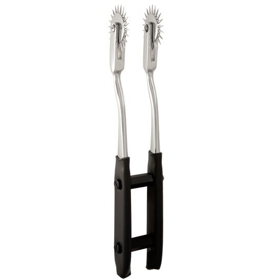 Electrastim-Pinwheel Doppio Bipolare-Metallo · Accessori BDSM