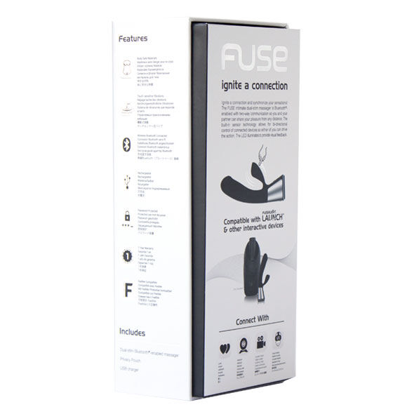 Kiiroo-Ohmibod Fuse App Controllo remoto Nero-Silicone · Giocattoli per coppie (imaginea 7)