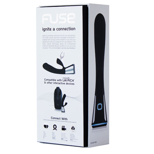 Kiiroo-Ohmibod Fuse App Control la Distanță Negru-Silicon · Jucarii Cupluri (imaginea 2)