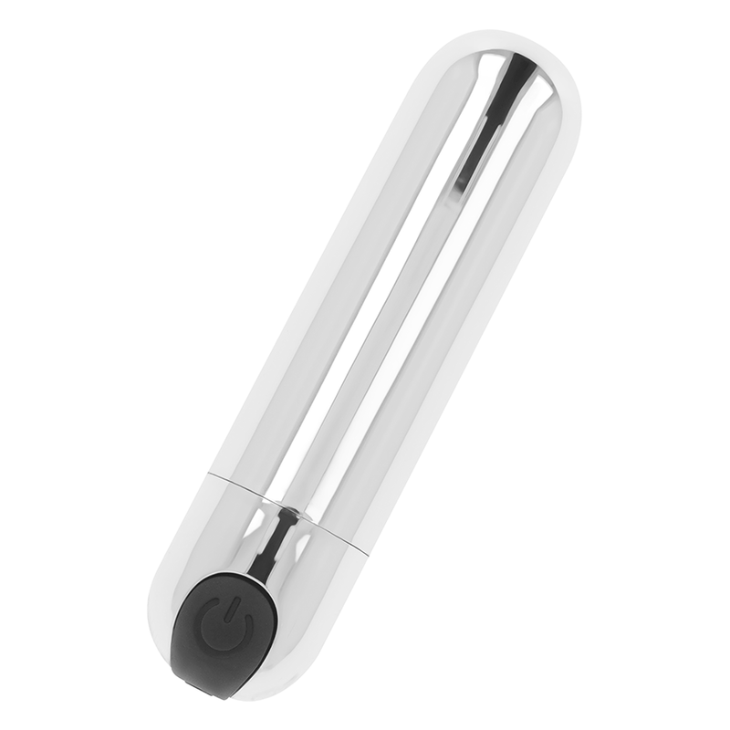 Ohmama Vibrators-Bullet Vibrante Argento 8 cm-10 velocità