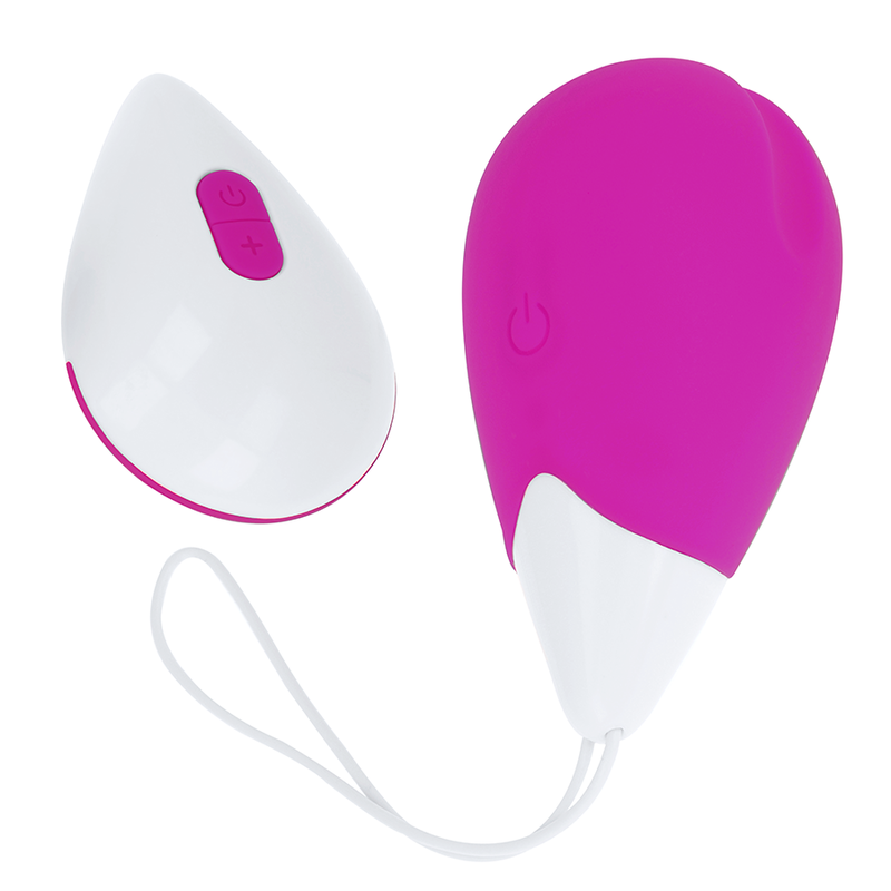Ohmama Stimulating-Uovo vibratore strutturato 10 modalità Viola e Bianco-10