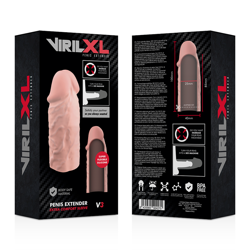 Virilxl-Estensione per Pene Silicone Liquido V3 · Anelli & Guaine per pene (immagine 2)